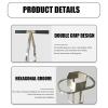 Golf Repair Tool, Heavy-Duty Hexagonal Sod Cutter with Ergonomic Dual Handle for Golf Course Maintenance, Stainless Steel Cutter, 20 x 20 cm Area view 3