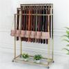 Movable Belt Rack with Hooks, Space-Saving Closet Organizer view 1