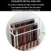 Movable Belt Rack with Hooks, Space-Saving Closet Organizer view 4