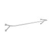 Stainless Steel Wall-Mounted Clothing Rack view 1