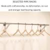 Stainless Steel Wall-Mounted Clothing Rack view 4