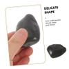 Zerodeko Heat-Resistant Natural Stones for Gardens and Grilling, 1 Set, Black Polished Cooking Stones view 3