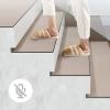 Non-Slip Stair Treads with Rubber Backing, Dark Green, 7-Piece Set view 4