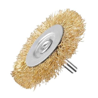 10-Piece Drill Wire Brush Set, Steel Wire, 6 mm Round Shank, 6 x 38 mm