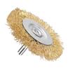 10-Piece Drill Wire Brush Set, Steel Wire, 6 mm Round Shank, 6 x 38 mm view 2