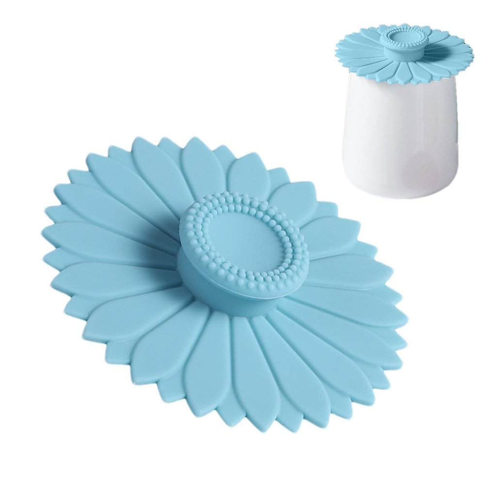 Silicone Cup Lids - Blue/Green/Purple