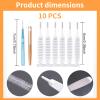 BIVYAX 10-Piece Mini Brush Cleaning Set view 2