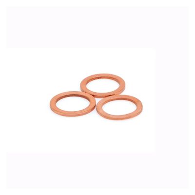 M32–M60 Brass/Copper Sealing Washer, Flat Gasket Ring, M34 x 44 x 2 mm, 1 Pc
