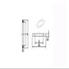 M32–M60 Brass/Copper Sealing Washer, Flat Gasket Ring, M34 x 44 x 2 mm, 1 Pc view 2