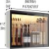 Wall-Mounted Kitchen Display Cabinet with Door, Space-Saving Modern Design for Dining Room view 3