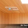 Sauna Room Ventilation Grille and Panel view 2