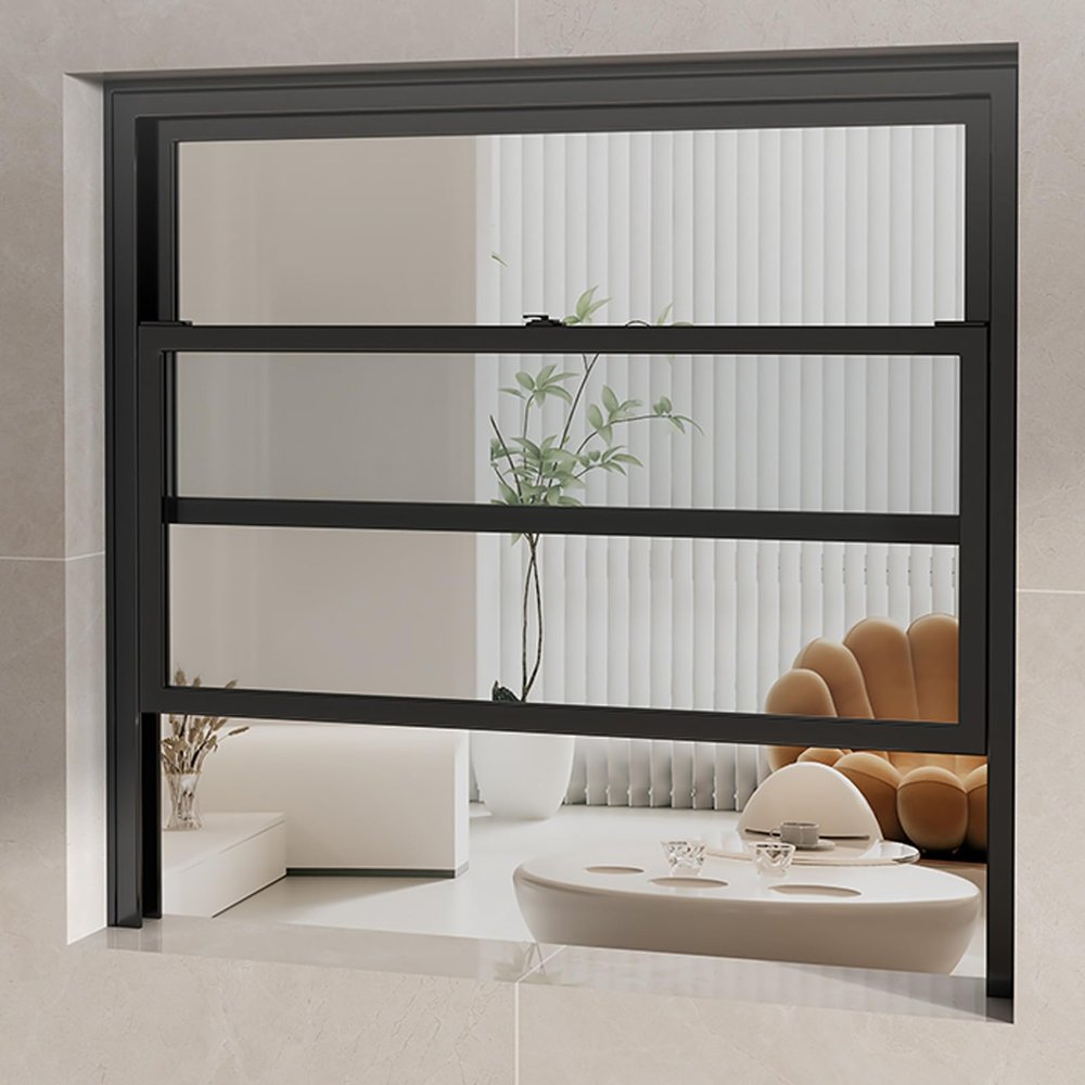 Custom-Made Aluminum Sliding Window, 18 x 23 in