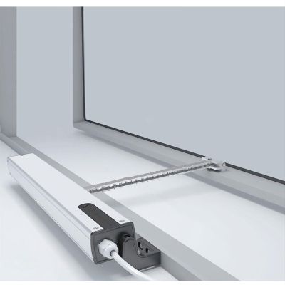 Automatic Window Opener, Electric Window Actuator with Wall Switch and Remote, Max. 400 N, Chain Opener for Skylights and Roof Ventilation
