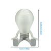 LED Bulb Figurine - Posable Man Toy view 2