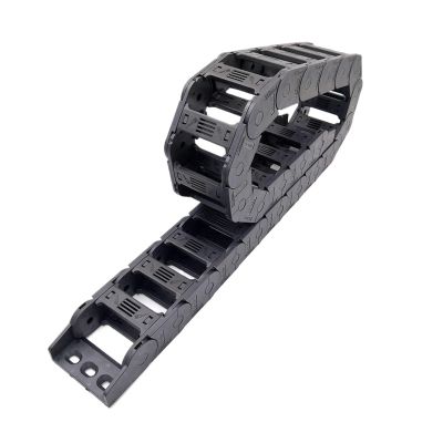 1 m Drag Chain, Series 25 Cable Carrier for CNC Routers and Machine Tools (R150, 25 × 57 mm)