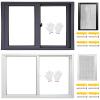 Black Sliding Window for Sheds and Chicken Coops, 50.8 x 50.8 cm, Tempered Glass, Replacement Screen view 1