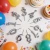 Reusable Stainless Steel Number Cake Holders view 3