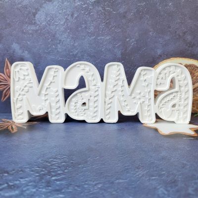 MAMA Letter Silicone Mold for Mother's Day DIY Ornaments