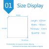 Foam PVC Sheets, Rigid PVC Sheet, White, 100 mm x 150, Thickness 330 (12 mm) view 2