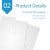 Foam PVC Sheets, Rigid PVC Sheet, White, 100 mm x 150, Thickness 330 (12 mm) view 3