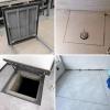 Floor-Level Concealed Basement Hatch, 90° Opening, Seamless Design, Suction Cup Opener, Heavy-Duty (W31 x L34 in / 78.7 x 86.4 cm) view 2