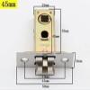 Door Cylinder with Thumb Turn, Euro Profile Cylinder Lock, 45 mm Margin view 2