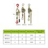 Hand Winch with Double Hooks (2/3/4 Tons) for Vehicle Recovery and Lifting view 4