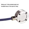 Load Cell Weight Sensor, Tension and Compression Force Sensor, 20 mm Diameter, 4 x M2.5 Threaded Holes, 2 m Cable, Ideal for Industrial Weighing view 4