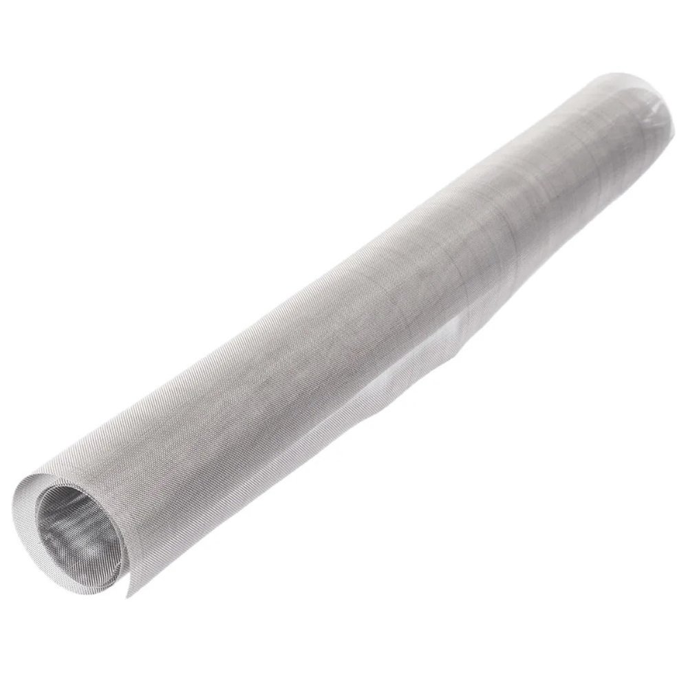 Woven Stainless Steel Wire Mesh, 120-Mesh Filter Screen, 0.15 mm Opening, Hardware Mesh (50 × 300 cm)