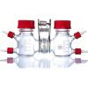 Electrochemical Cell Reactor, Two-Cell Borosilicate Glass Chamber with Proton Exchange Membrane view 1
