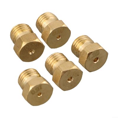 ComfyHarbor 5-Piece Brass Gas Burner Injector Set