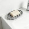 2026 Silicone Soap Holder for Shower with Fast Drainage, Adhesive Mounting without Drilling (Gray, 12.2 cm) view 4