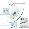 Tempered Glass Lazy Susan for Dining Table, Quiet and Smooth Rotation view 2