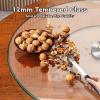 Tempered Glass Lazy Susan for Dining Table, Quiet and Smooth Rotation view 3