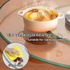 Tempered Glass Lazy Susan for Dining Table, Quiet and Smooth Rotation view 4