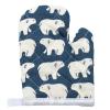 Kids Oven Mitts - Child Size Heat Proof Gloves view 1