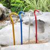 ADTUIUG Tent Stakes, 4-Piece Aluminum Alloy Camping Pegs, Red view 2