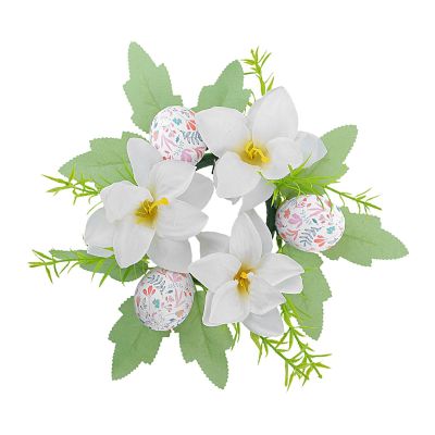 Easter Candle Ring Wreath