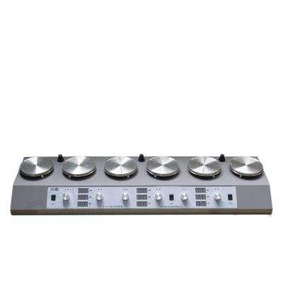 Mini Multi-Head Magnetic Stirrer with Heating and Digital Display, JC-HJ-6A