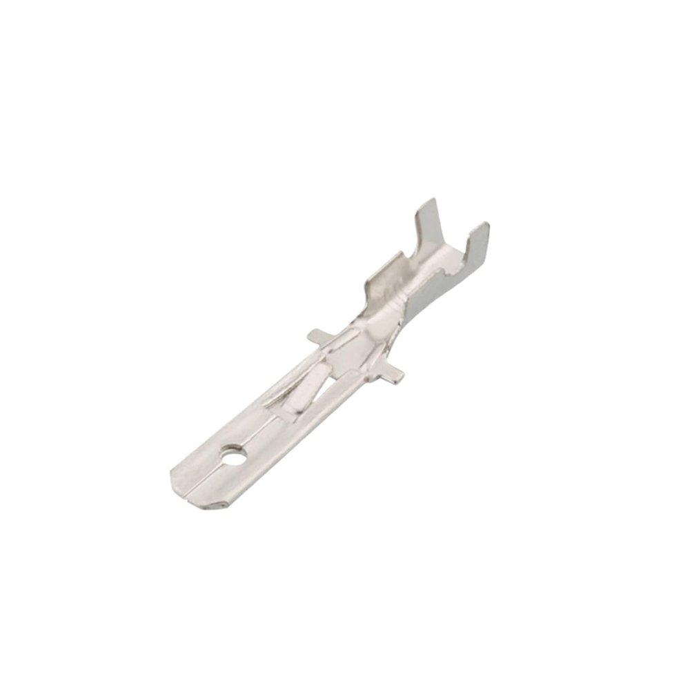 20/50 pcs DJ623-E4.8A Tinned Copper Terminal Vehicle Wiring Harness 4.8 Series Insert Spring Pin (4.8 mm Male, 20 pcs)