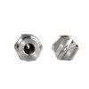 Stainless Steel Flat Spray Nozzle, High Pressure, NPT-BSPT Thread, Multiple Sizes, 1 Pc. (3/8 8020) view 3