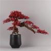 Artificial Maple Bonsai Tree with Ceramic Vase view 4