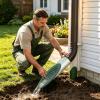Angled Drainage Grate Yard Drain for 4-Inch Pipes view 2