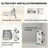 Dough Sheeter with Stainless Steel Worktop, Adjustable Thickness for Pizza Dough and Fudge Crust view 3