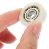 RUNROTOO 4-Piece Nylon Ball-Bearing U-Groove Rollers for Sliding Door Hardware view 4