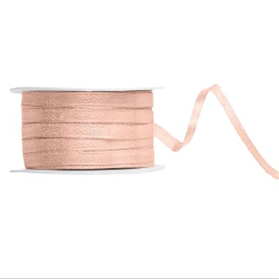Light Peach Satin Ribbon 3mm x 50m
