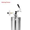 ZBIianxer Adjustable CO2 Gas Regulator 060, 3/8-Inch Pressure-Reducing Valve for Home-Brewed and Carbonated Beverages view 2