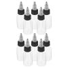 HYTROVE 10-Pack 25 mL Transparent Plastic Cosmetic Bottles with Screw Caps view 1