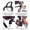 Portable, Foldable Shopping Trolley, Multifunctional Aluminum Utility Cart for Groceries, Vegetable Transport, and Travel view 4