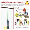 Insulated Rescue Hook for Electric Vehicles, Non-Conductive High-Voltage Safety Tool, 16-Inch Hook, Yellow, 1 m view 4